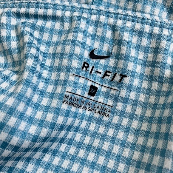 Nike gingham bike shorts plus size spandex workout shorts size 3X - Picture 5 of 9